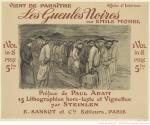 illustration de couverture des Gueules noires par Steinlen